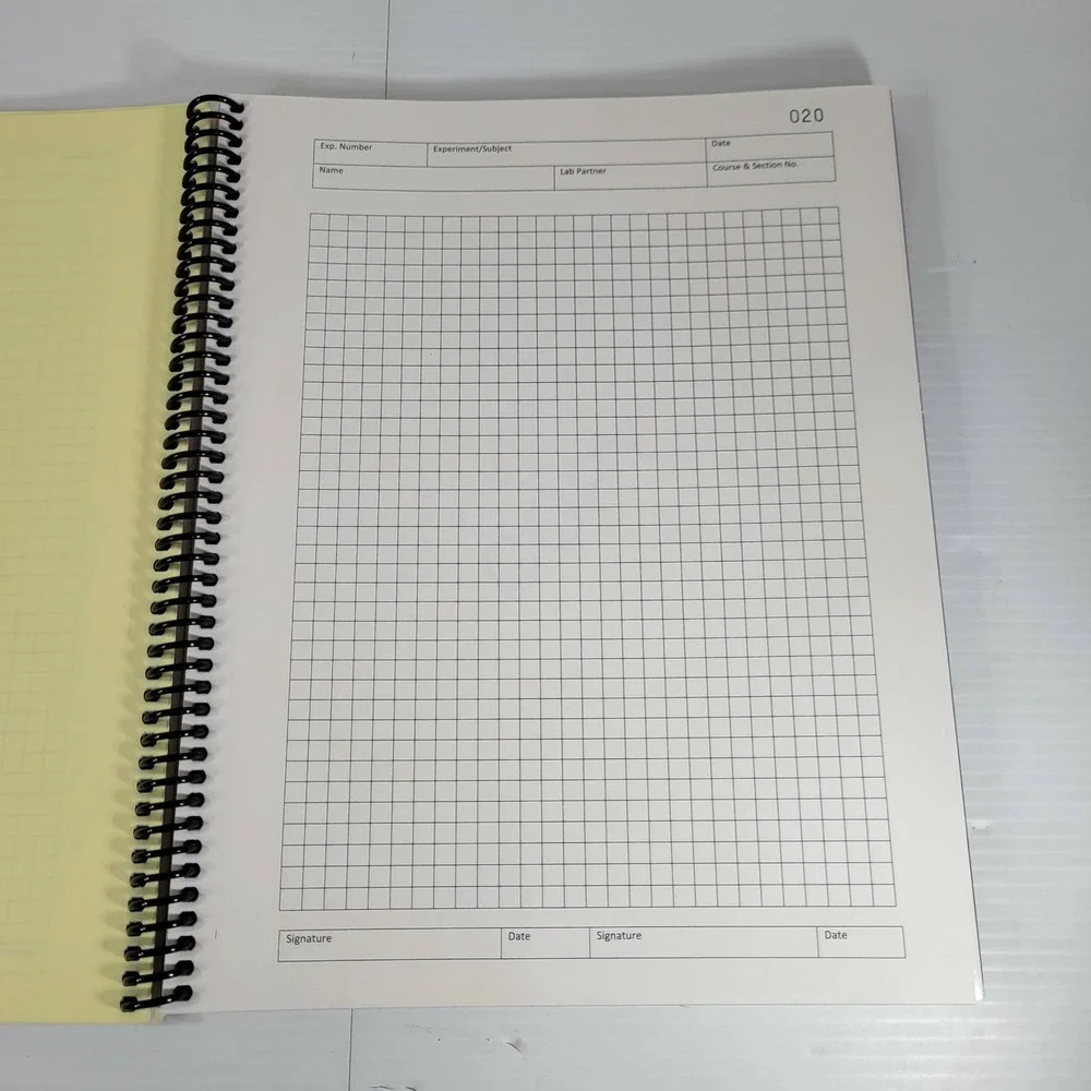 XanEdu Laboratory‎ Notebook 50 Carbonless Set Spiral Bound Grid 9781506647166